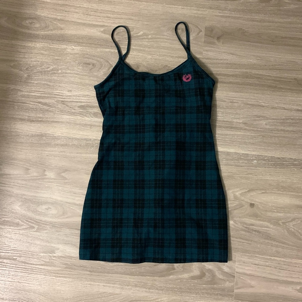 Victoria’s Secret PINK plaid stretch cotton sleep dress
